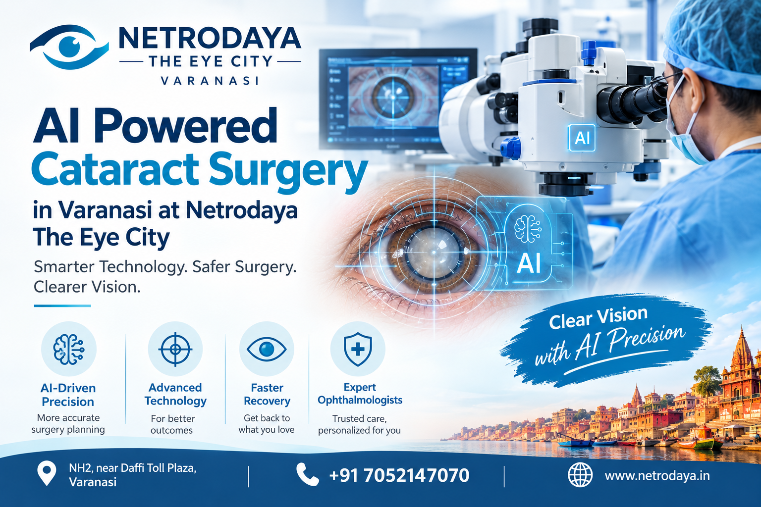 AI Powered Cataract Surgery in Varanasi